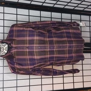 Women Lauren Ralph Lauren plaid button down NWT
